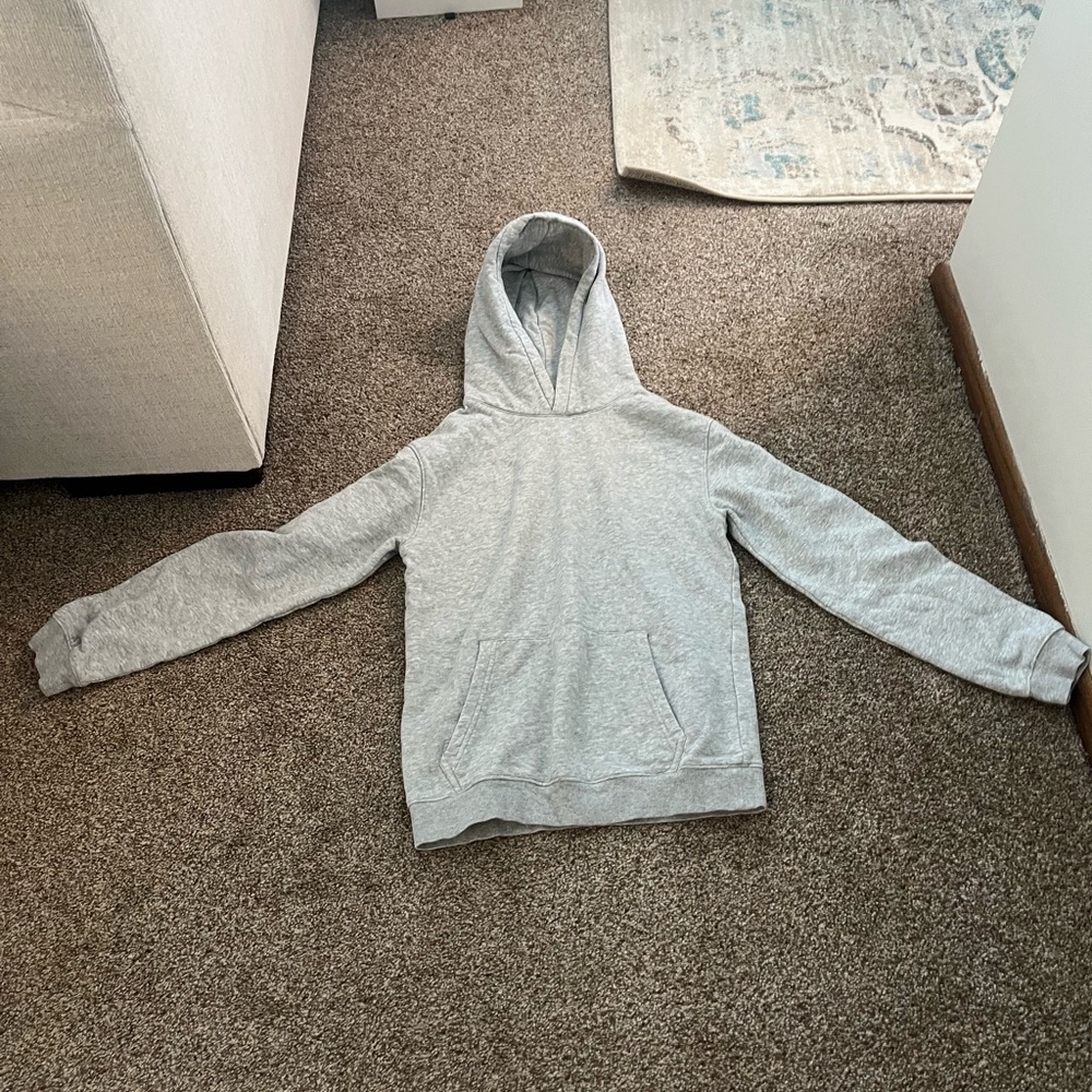 H&M Light Gray Crewneck Hoodie Sweater